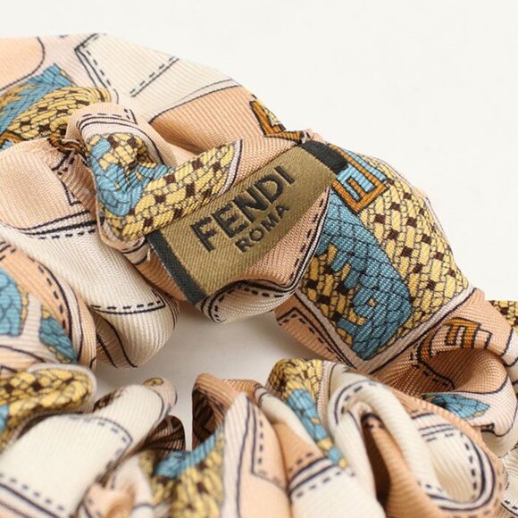 Fendi Set of 2 Zucca Scrunchie Silk Shoulder Bag main image 4
